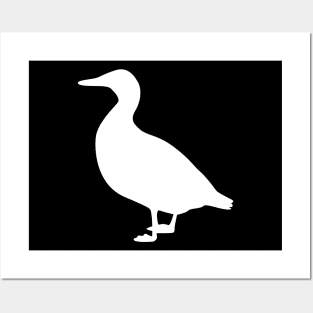 Duck Silhouette Posters and Art